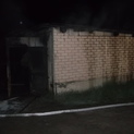 Пожар в гараже аг.Новополесский Солигорского района